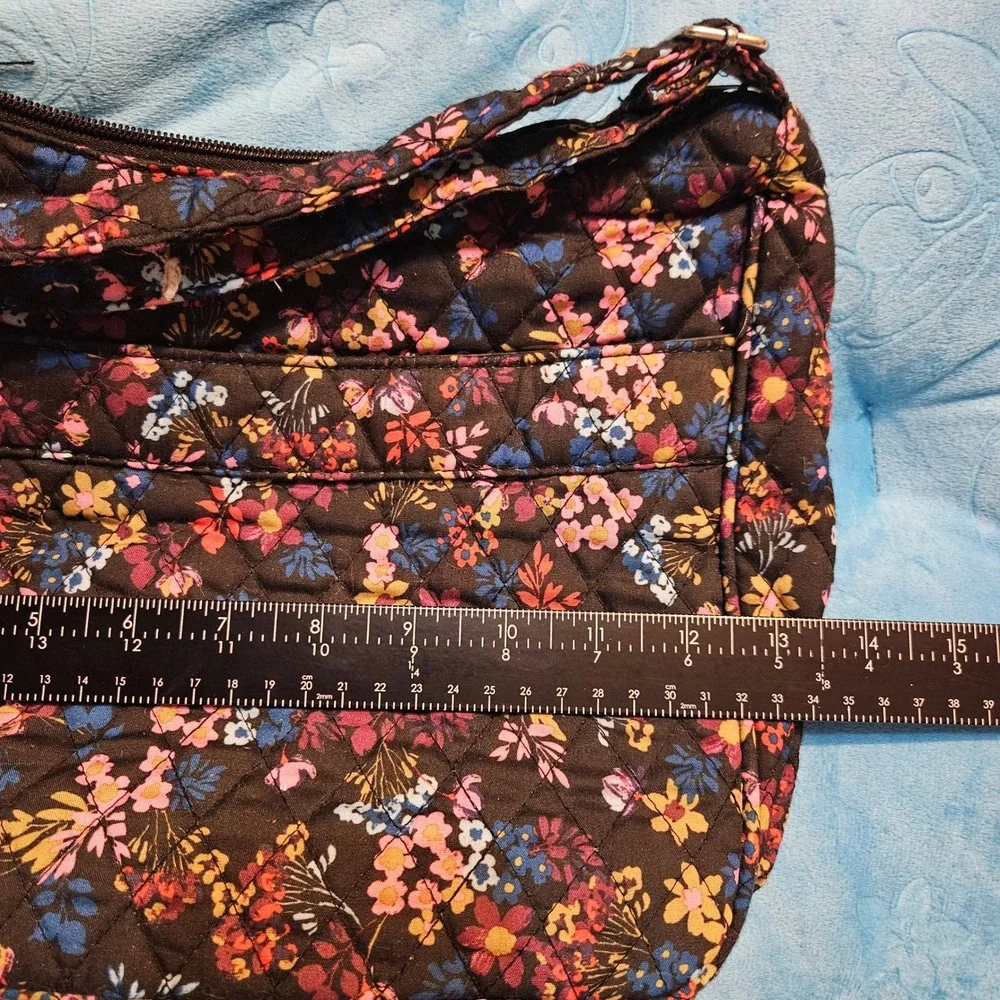 Country Store Floral Quilted Shoulder Bag Purse Zip Casual Everyday - Picture 7 of 7